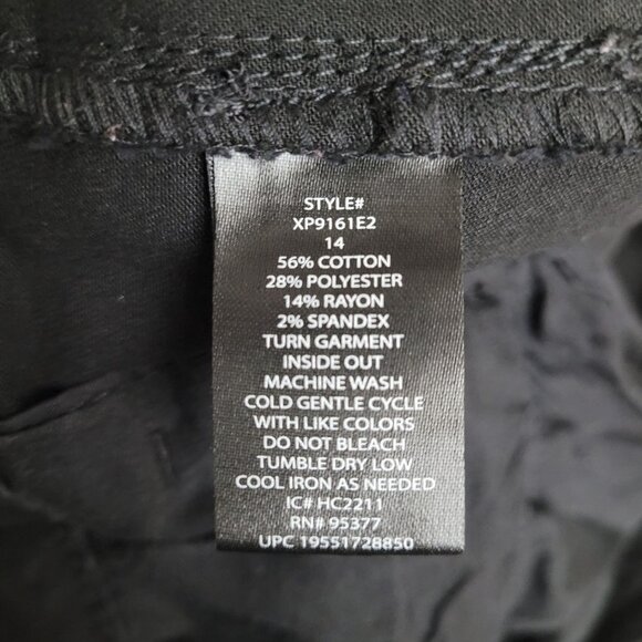 Social Standard by Sanctuary Pants Womens 14 Logan Utility Zip Ankle Stretch - Picture 5 of 11